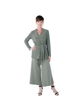 Brian Bailey BNWOT knit culottes XSmall olive crop